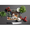 thumbnail image 3 of Old English Sheepdog Cozy Christmas Glass Cutting Board Large 12 in x 15 in, 3 of 5