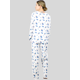 thumbnail image 3 of Set De 2 Pijamas Afelpadas Mujer Polar Pantalón Sudadera Ropa Invierno UNITALLA, 3 of 5