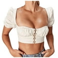 thumbnail image 1 of Pompotops Hauts pour Femmes Sans Manches à Imprimé Gilet Aguichant Camisole Courte, 1 of 8