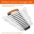 Wrench Socket Rac OKYMOTOR 2PCS Wrench Rack Set, Plastic Metric Wrench Organizer, 8mm ...