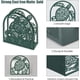 thumbnail image 4 of Servilletero de papel metálico con forma de tortuga verde para mesa, diseño de estrellas de mar y algas, 4 of 9