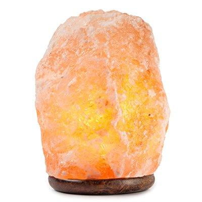 Carved Wood Bass - hemingweigh himalayan glow hand carved natural crystal himalayan salt lamp with genuine wood base, bulb and dimmer control 6 to 8 inch, 6 to 7 lbs. 5 ul listed cord