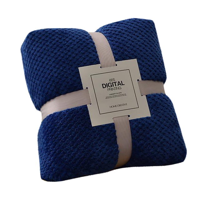 Anti-Cat Scratch Solid Color Sofa Blanket Flannel Plush Blanket Gift Blanket
