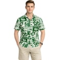 thumbnail image 7 of HAPPY BAY Men's Hawaiian Shirts Short Sleeve Button Down Shirt Men's Tropical Shirts Casual Vacation Summer Party Shirts for Men Funny 3XL Aloha Turtle, Green, 7 of 7
