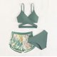 thumbnail image 2 of Odeerbi 3-11 Años Bikini de Tiras de Playa de Verano Niñas Con Braguita de Bikini Traje de Baño de Tres Piezas Con Corte Hawaiano, 2 of 4
