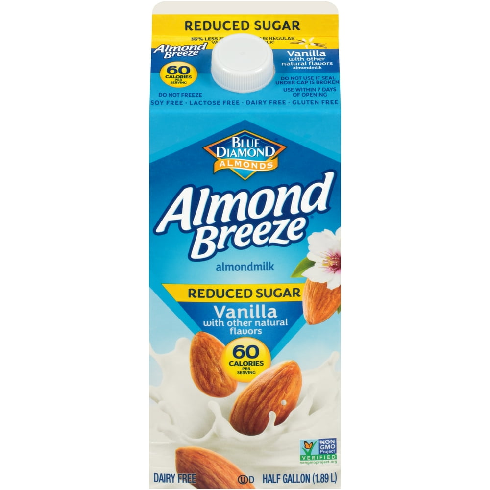 Almond Breeze Reduced Sugar Vanilla Almondmilk - Walmart.com - Walmart.com