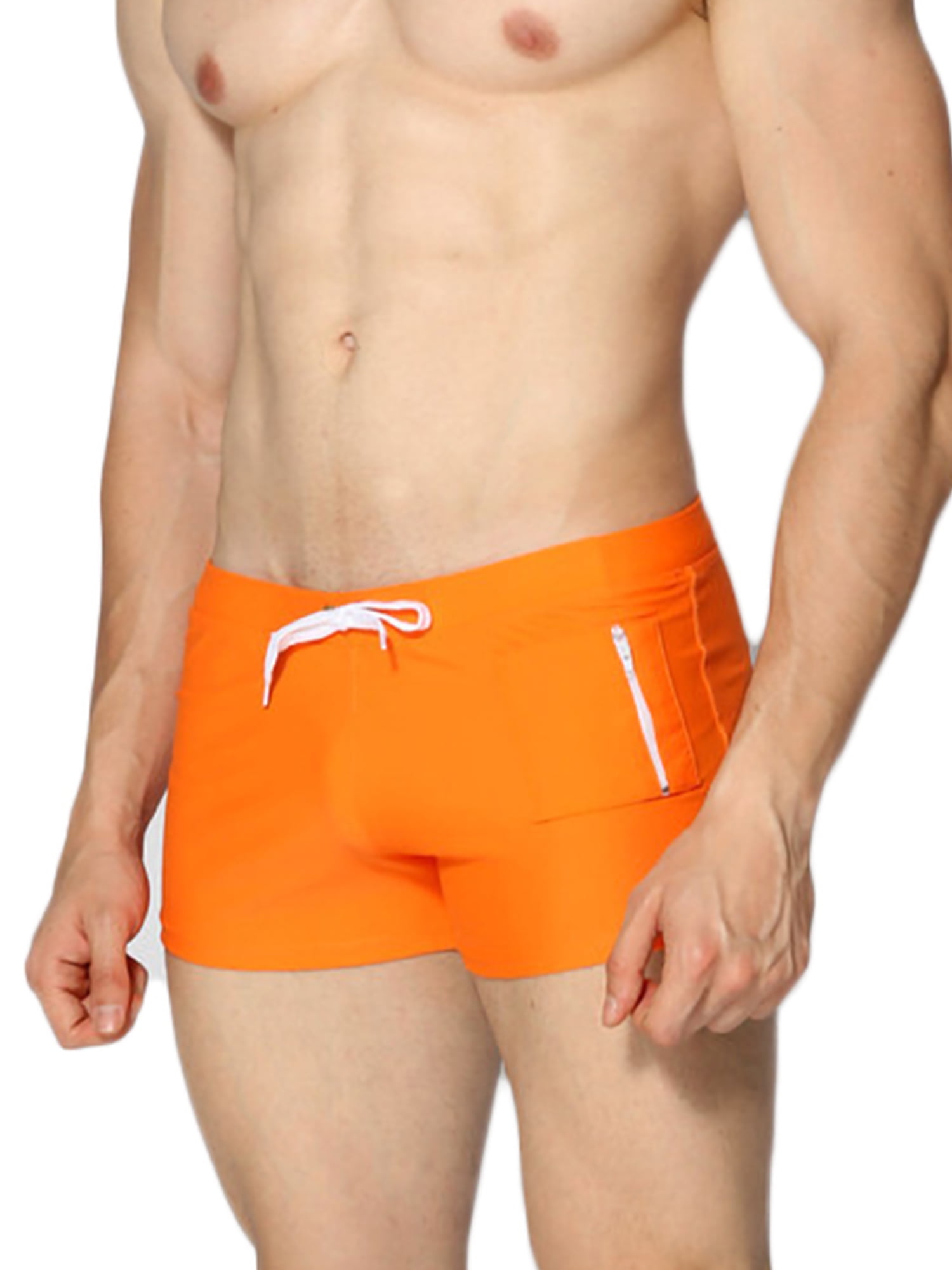 mens orange bathing suits