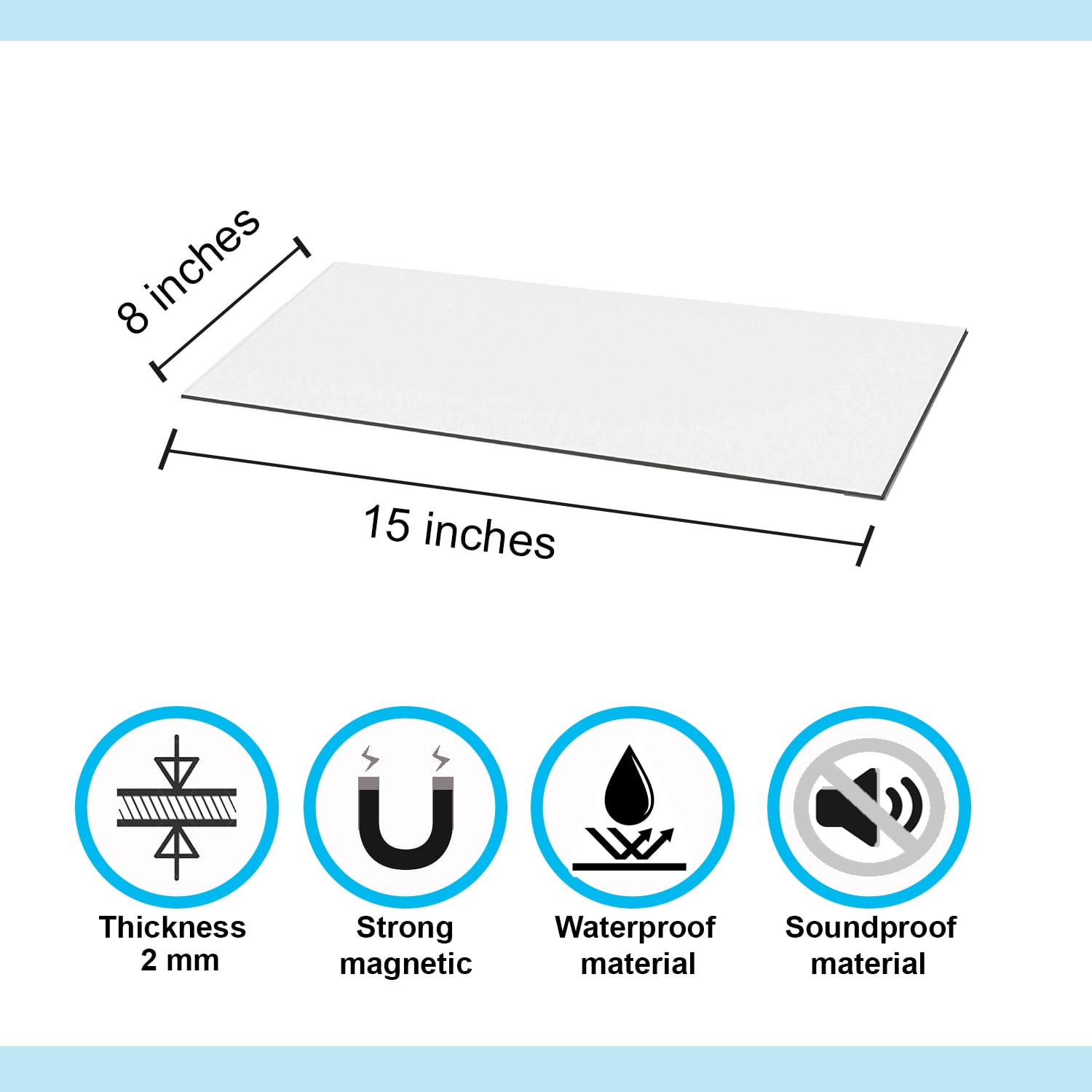 CANOPUS Magnetic Vent Cover, 8 by 15 Inches, Pack of 3