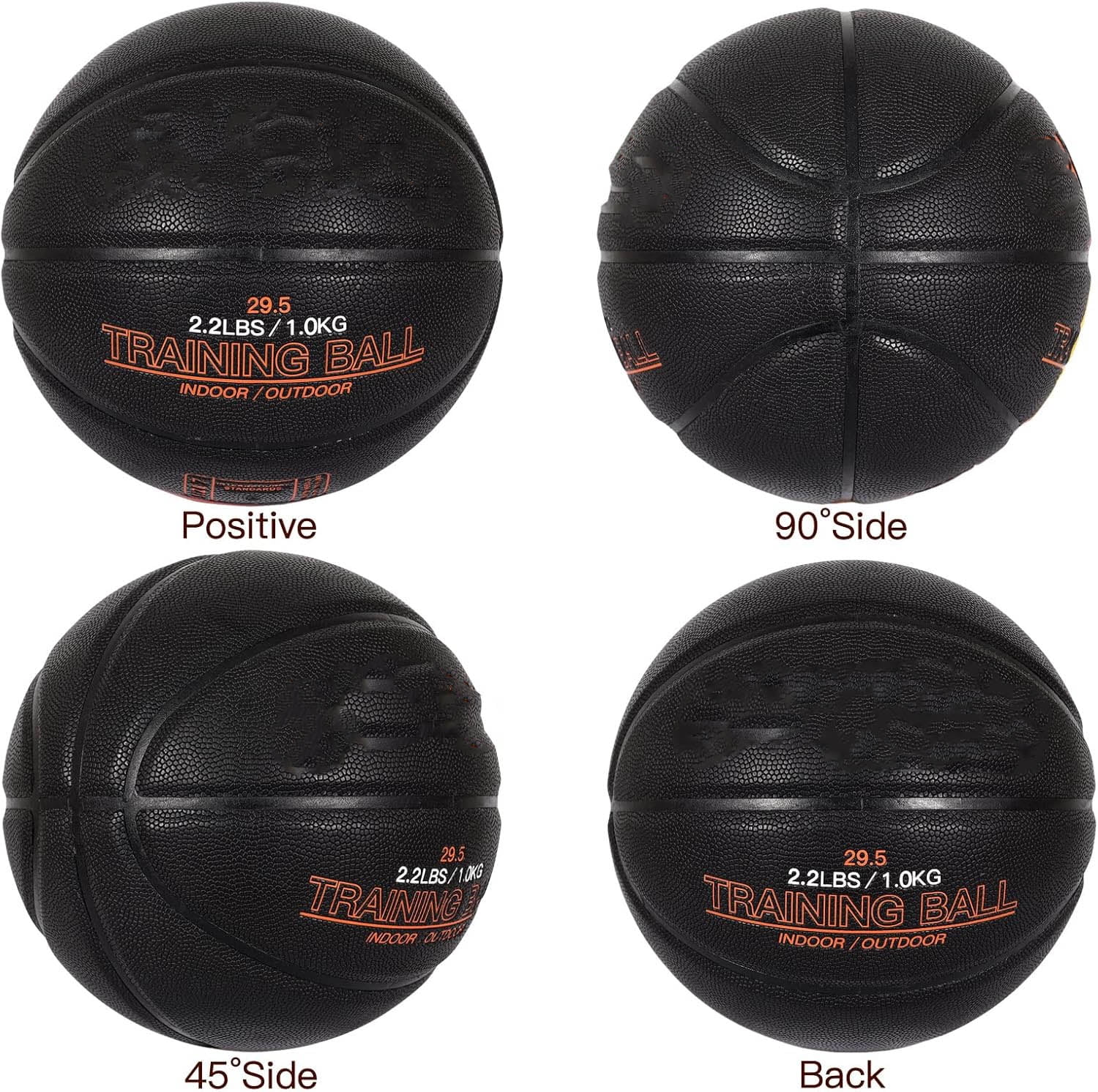 Weighted Heavy Basketball Training Equipment for in& Outdoor Improving Dribble Up Handling Dribbling, Passing&Rebounding Skills Weighted Training Basketballs