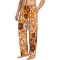 thumbnail image 2 of Disketp Hippie Ditsy Floral Men'S Pajama Pants - Ultra Soft Fleece Sleep And Lounge Pants (Size: S-Xxl), 2 of 9