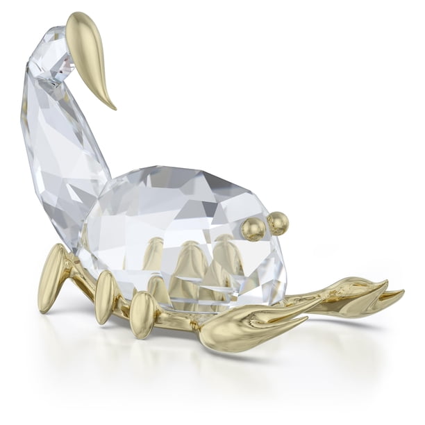Figura Swarovski Zodiac Scorpio con metal dorado