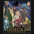 thumbnail image 2 of Men's Marvel Eternals Watercolor Poster  Long Sleeve Shirt Black 2X Large, 2 of 4