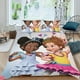 thumbnail image 2 of Fancy Nancy Conjunto de sábanas temático, trío de piezas, cómodo y amigable con la piel, diseño único, regalo de decoración para el hogar para familiares, amigos y fans,140cm *210cm, 2 of 6