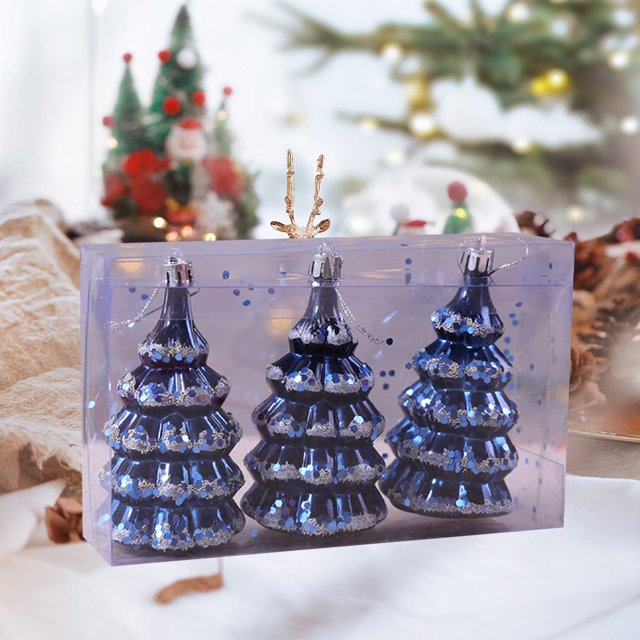 Juego de adornos navideños decorativos irrompibles para árbol de Navidad.