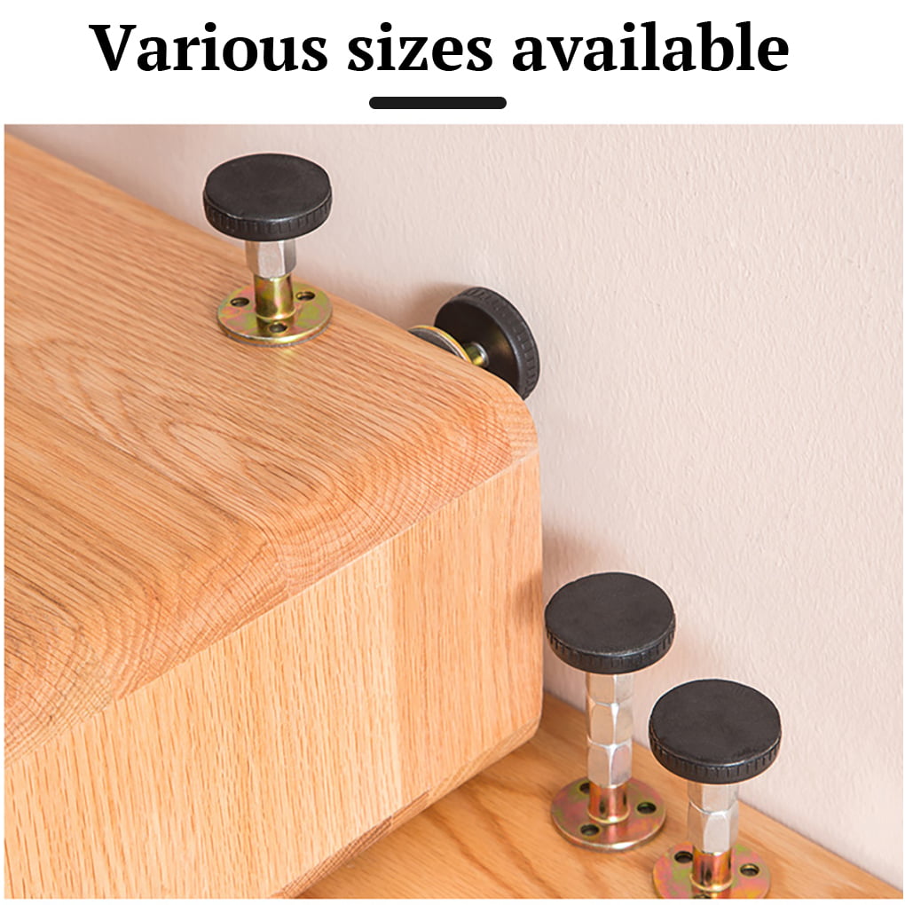 Beside Headboard Stoppers Anti-Shake Bed Threaded Details about   Adjustable Threaded Bed Frame 