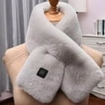 thumbnail image 5 of Elainilye Fashion Heated Scarf Smart USB Charging Neck and Shoulder Winter Scarf Cold Protection and Warm Heating Scarf for Men and Women,Gray, 5 of 8