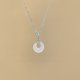 thumbnail image 1 of Collar de acero de titanio para mujer, cadena de clavícula de perlas de alta gama que combina con todo, diseño de nicho, joyería ligera de lujo, 1 of 6