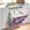 thumbnail image 2 of Yayeee Magnetic Dishwasher Cover for The Front Decoration Home Kitchen Machine Sticker Protector, Beautiful Floral Pattern, 2 of 6