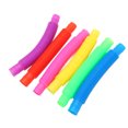 thumbnail image 1 of Pop Tubes Sensory Toy, Retractable 6 Colors Relieves Anxiety Durable Safe Pop Tubes  for Home for Children, 1 of 8