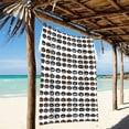 thumbnail image 2 of Oversized Beach Towel Extra Large Absorbent Microfiber Bath Towels Soft Quick Drying Different Pumpkin Face 74"x37", 2 of 5