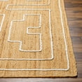 thumbnail image 4 of Hauteloom Kees Jute Living Room, Bedroom Area Rug - Ivory, Beige - 2' x 3', 4 of 6