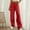 *Red, variant on ClodeEU Women's Parachute Pants,Elastic Waisted Trousers ,Wide Leg with Pockets Relaxed Pant Trousers Red,Womens Plus XL