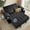 Black, variant on 58" Sleeper Sofa Bed, Convertible Pull Out Couch Full Size Loveseat with Corduroy Fabric, USB Charging, Adjustable Backrest for Living Room Apartment Office, Green
