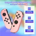 thumbnail image 7 of Joypad Controller (L/R) for Nintendo Switch, Wireless Gamepad with Motion Control Vibration Turbo Wake-Up, Compatible with Switch OLED Lite, Pink, 7 of 7