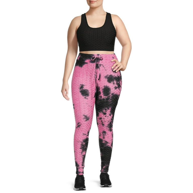 Eye Candy Juniors Plus Size Tie Dye Butt Lifting Honeycomb Jogger Pants Walmart