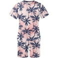 thumbnail image 4 of Edvintorg Men Hawaiian Shirts and Shorts Set 2 Piece Set Men Print Short Sleeves Casual Beach Short Sleeve Round-Neck Shirts Shorts Two Piece Men Sets XXXXL, 4 of 5