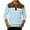Sky Blue, variant on LNZGNM Quarter Zip Pullover Men Faux Suede Patchwork Collared Sweater Casual Lightweight Long Sleeve Sweatshirts Slim Fit Daily Wear Pullover Top,Sky Blue 2XL