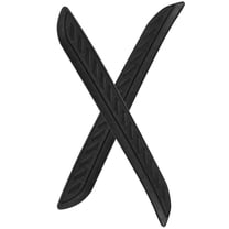 BESTYASH 2Pcs Hardwearing Rubber Car Bumper Protector p Black for All Vehicle Types