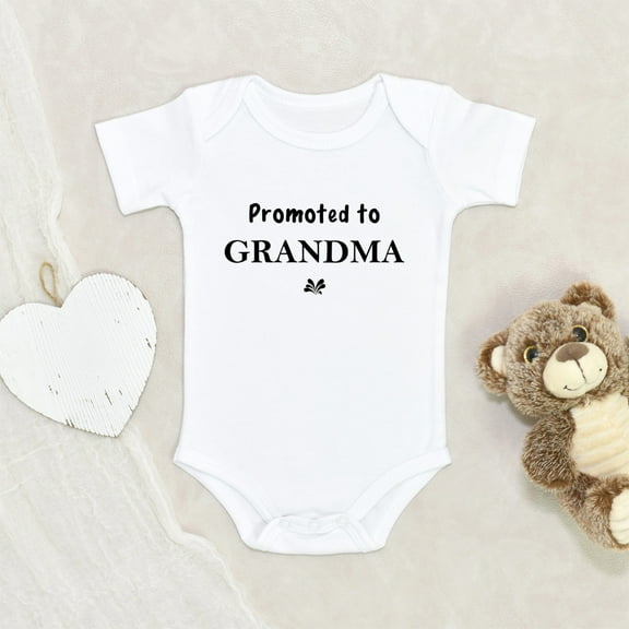 Nanny Baby Clothes - Promoted To Grandma Baby Clothes - Grandparents Baby Clothes