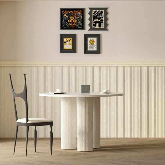 Art3dwallpanel DIY Board & Batten Wall Kit - 9.84" W x 37.8" L Polystyrene Wainscoting Panels for Instant Room Makeover,Easy Installayion,, 31 Sq Ft/Box