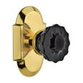 thumbnail image 3 of Nostalgic Warehouse Cotcrb_Psg_234_Nk Cottage Solid Brass Rose Passage Door Knob Set -, 3 of 7