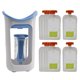 thumbnail image 2 of Máquina para hacer jugos de frutas caseros para bebés Squeeze Station con bolsas de almacenamiento, para Azul, 2 of 9