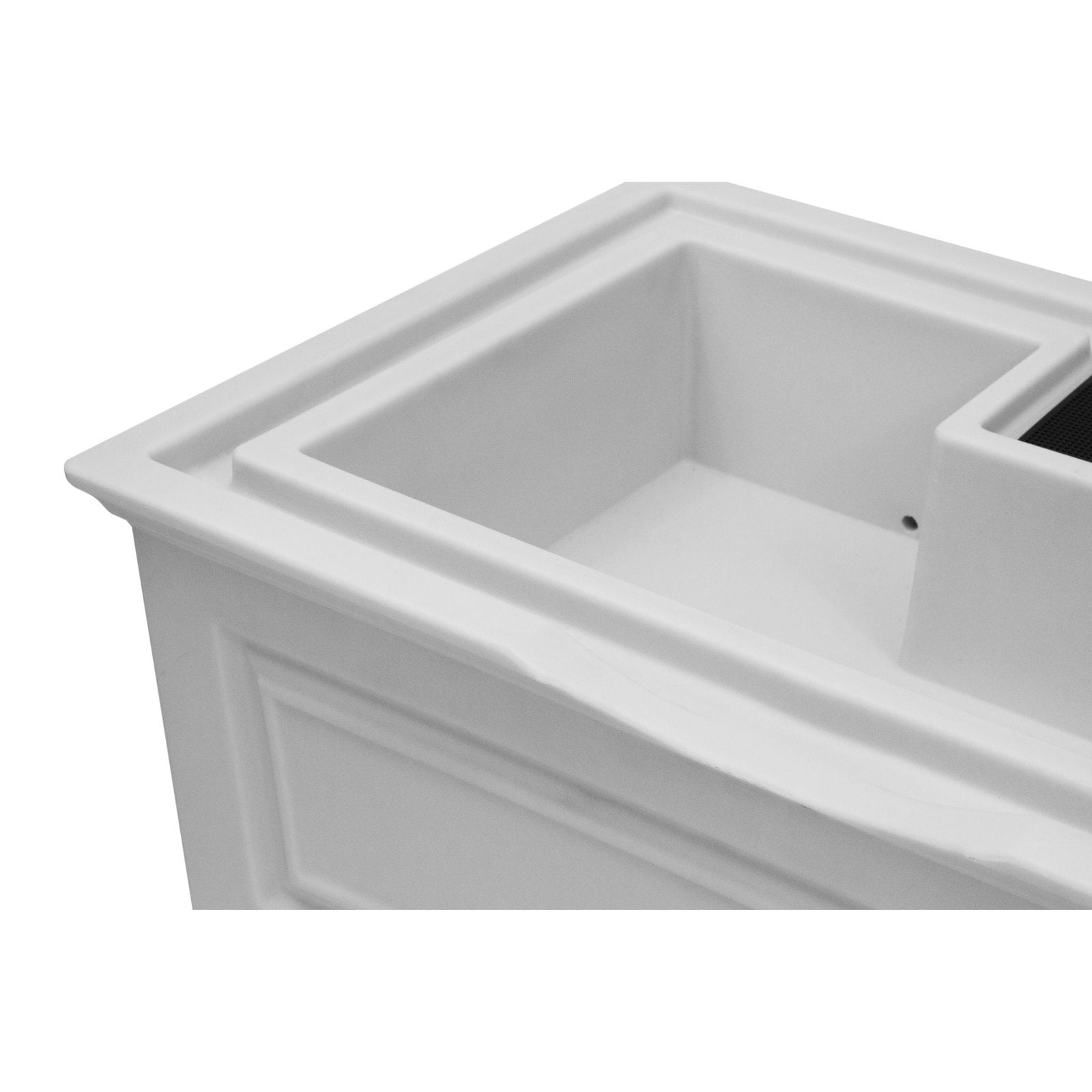 Good Ideas Savannah Elevated Garden Rain Saver - Cool Gray