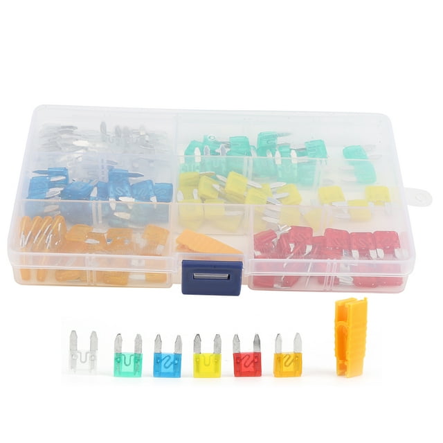 Kit de caja de fusibles de conectores industriales kit surtido de fusibles de 120 piezas resistente a altas temperaturas iluminación automotriz de protección del ANGGREK Otros