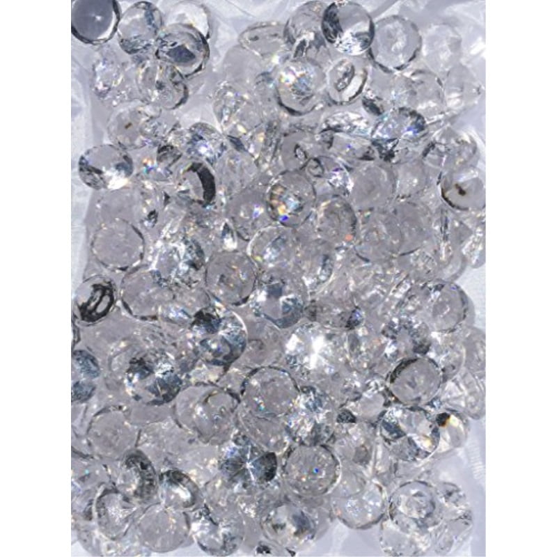 Wedding Event Arts /& Crafts 480+ Pieces 20mm Crystal Clear Acrylic Diamond Shape Jewels for Party Decoration Vase Fillers