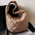 thumbnail image 4 of Bolso de hombro acolchado para mujer bolso Hobo versátil y hinchado bolso de mano bolso de viaje, 4 of 8
