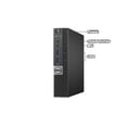 thumbnail image 2 of Remis à Neuf : DELL 7040 MICRO Intel Core i5-6500 2,50 GHz, 16 Go, 240 Go SSD, Win 10 Pro, 2 of 4