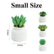 thumbnail image 2 of 4 Uds simulación suculentas bonsái pequeños adornos creativos plantas verdes artificiales, 2 of 5