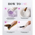 thumbnail image 5 of MelodySusie 3Pcs Nail Art Brush Set, Sizes 8 10 14 for Acrylic Application and Powder Extension, Pink, 5 of 8
