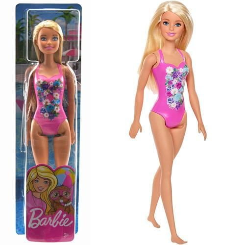 Barbie & Ken Beach Swim Swimsuit Puppy Adentures New In Box Mattel Doll 