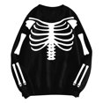 thumbnail image 6 of RFQWOVSR Womens Halloween Print Crew Neck Long Sleeve Sweatshirt Casual Pullover Top M, 6 of 6