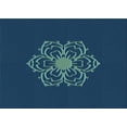 thumbnail image 1 of Ahgly Company Machine Washable Indoor Rectangle Transitional Blue Area Rugs, 3' x 5', 1 of 7