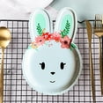 thumbnail image 6 of RXIRUCGD Easter Paper Plates and Paper Cups - 8PCS Cute Easter Dinnerware Party Supplies Disposable Shaped Easter Plates and Cups for Spring Picnic Birthday Easter Party Decorations, 6 of 6