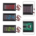 thumbnail image 2 of 0.56 Inch Led Digital 2-Line Dc Voltage Table Red Blue Green Dc 5-120V Voltmeter Blue Mingyqi, 2 of 9
