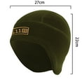 thumbnail image 2 of Gorro de invierno con cubierta para orejas de frijol de lana abrigada para hombres y mujeres, 2 of 5