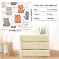 thumbnail image 3 of Cat Love Pattern Dish Towels 6 Pack Kitchen Cleaning Dish Cloths Absorbent Reuseable Cleaning Cloths 11'' x 11'', 3 of 9